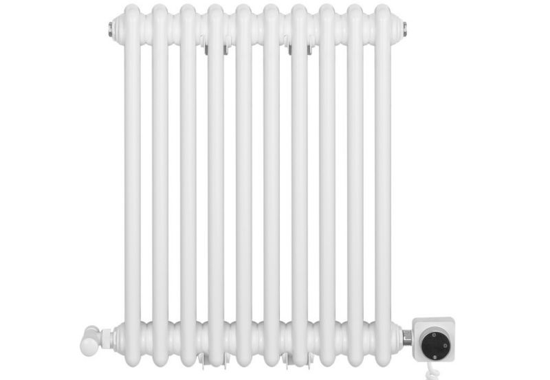 Grzejnik żeberkowy poziomy retro Column Line CL2E-575x470-B500 biały 1 szt.