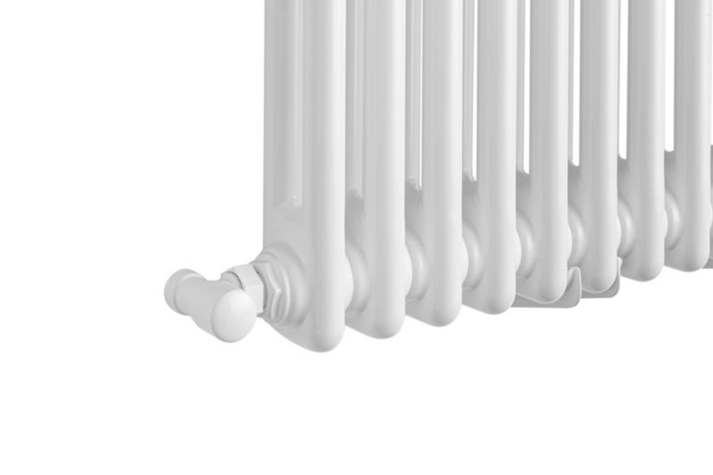 Grzejnik żeberkowy poziomy retro Column Line CL2E-575x470-B500 biały 1 szt.