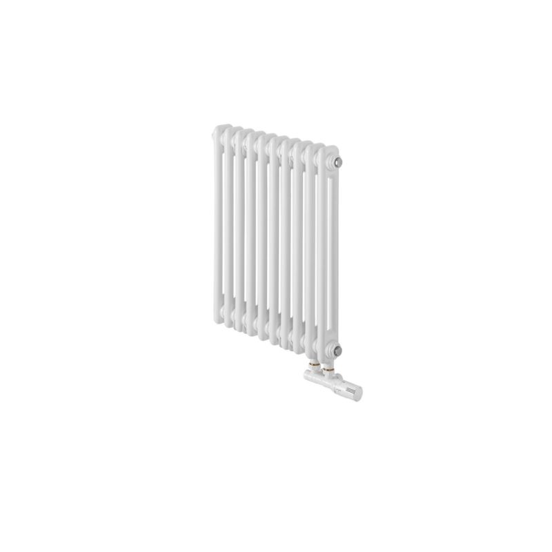 Grzejnik żeberkowy poziomy retro Column Line CL2E-575x470-D50L/P biały 1 szt.