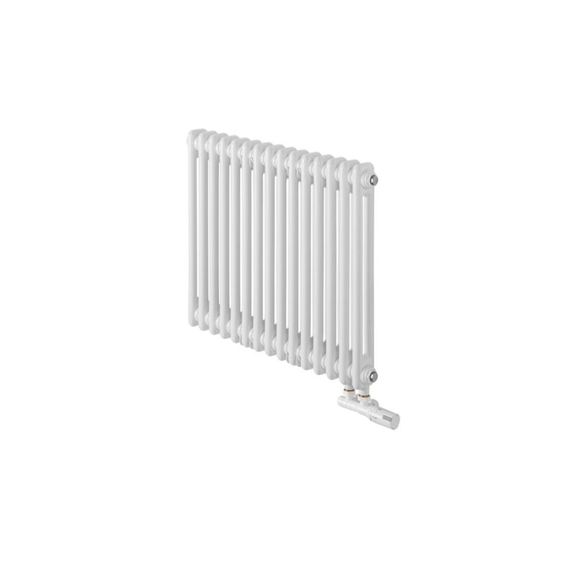 Grzejnik żeberkowy poziomy retro Column Line CL2E-575x695-D50L/P biały 1 szt.