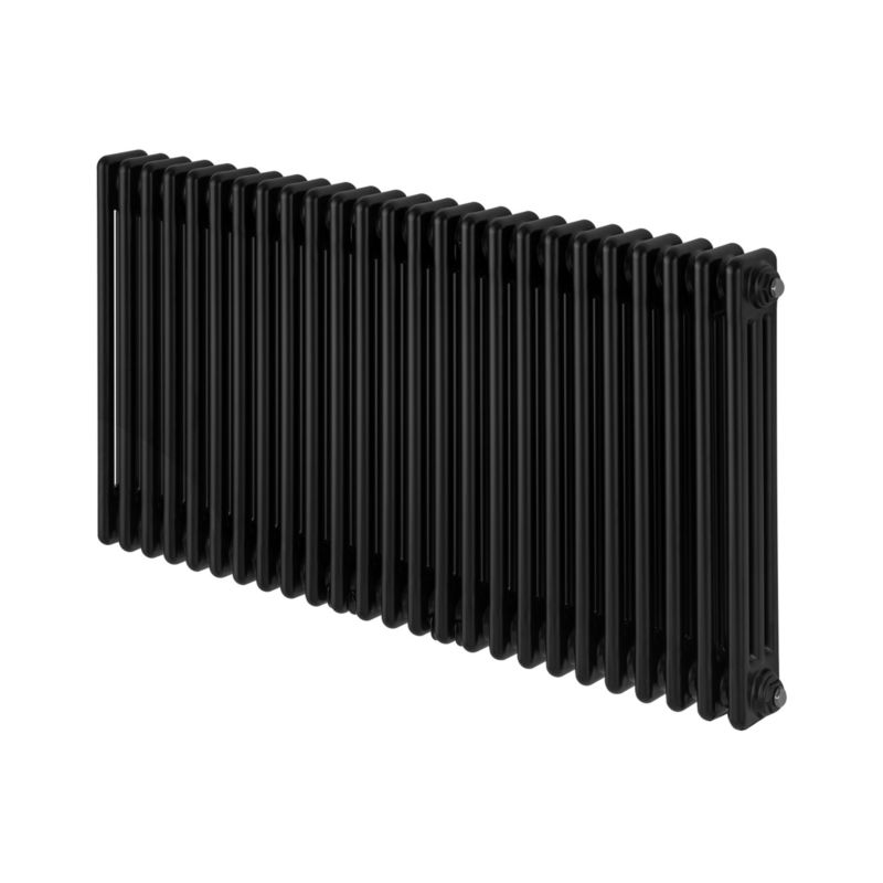 Grzejnik żeberkowy poziomy retro Column Line CL3E-575x1145-D50L/P czarny 1 szt.