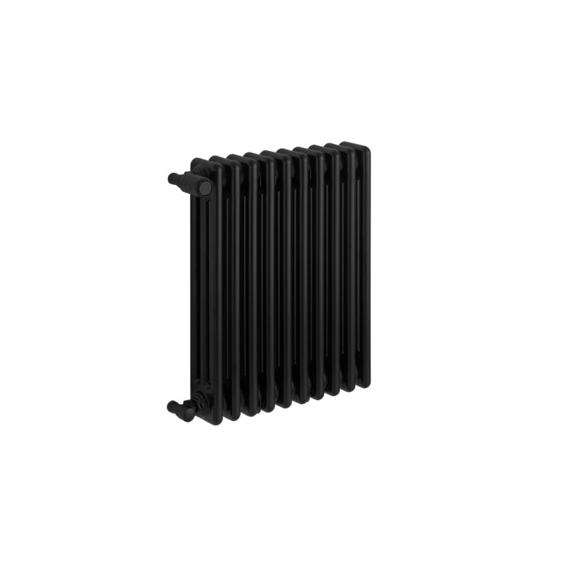 Grzejnik żeberkowy poziomy retro Column Line CL3E-575x470-B500 czarny 1 szt.
