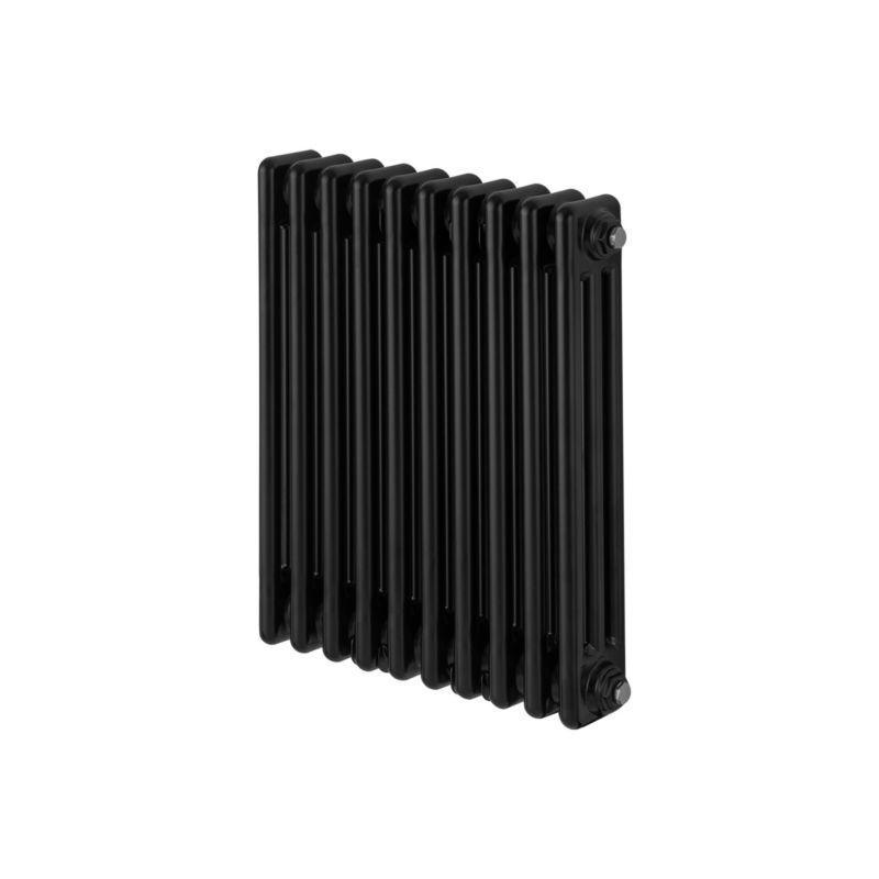 Grzejnik żeberkowy poziomy retro Column Line CL3E-575x470-D50L/P czarny 1 szt.