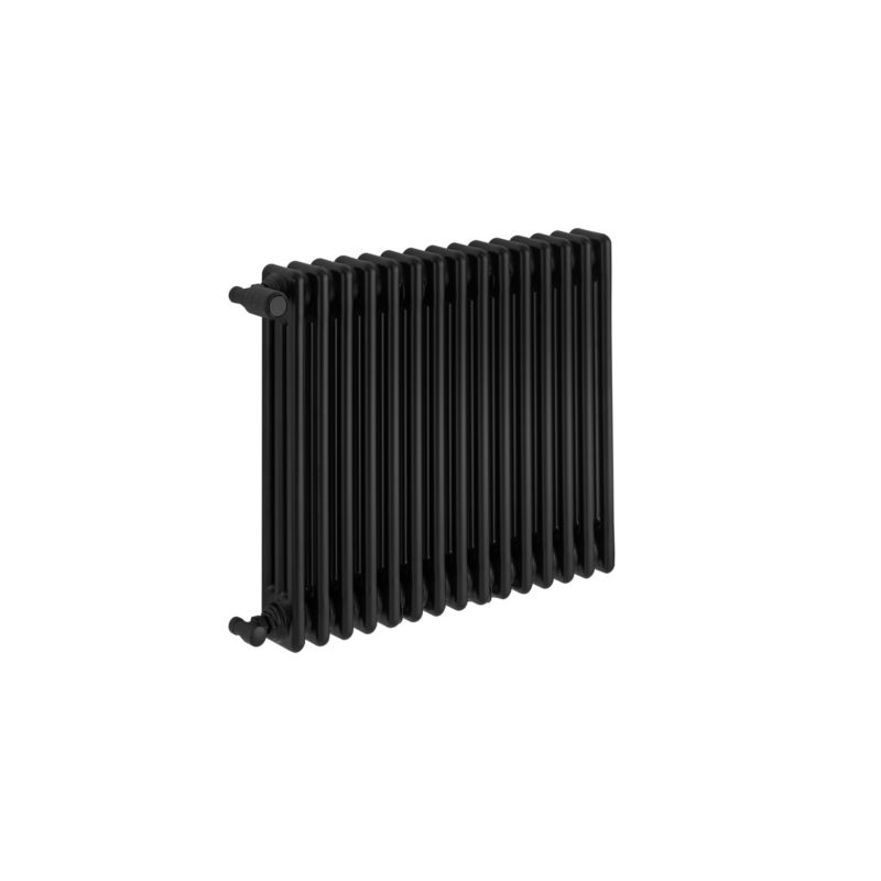 Grzejnik żeberkowy poziomy retro Column Line CL3E-575x695-B500 czarny 1 szt.