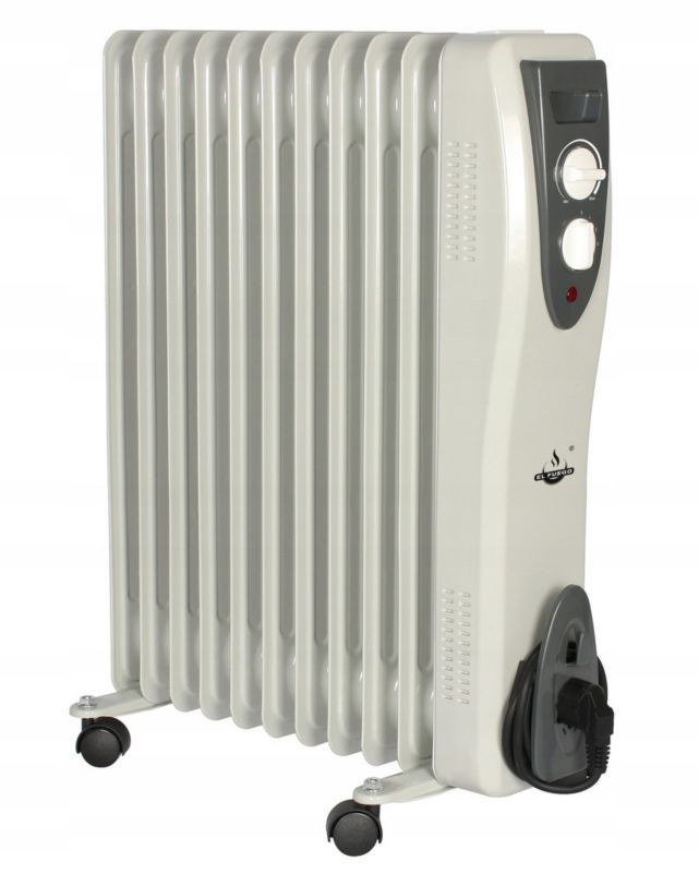 Grzejnik elektryczny EL FUEGO 11żeber 2500w 1szt