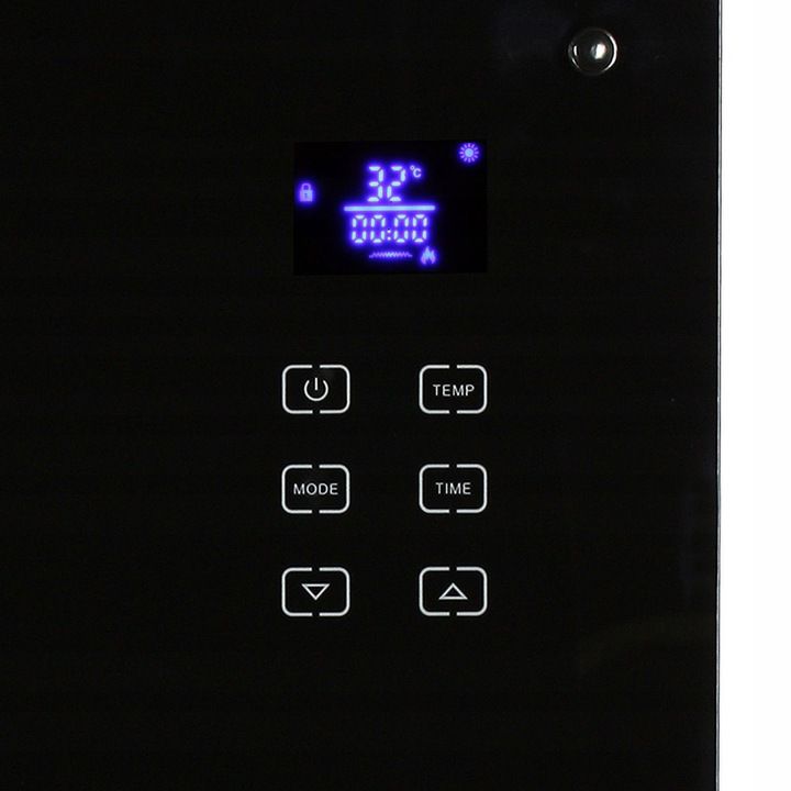 Grzejnik elektryczny EL FUEGO szklany z pilotem 1000W 1szt