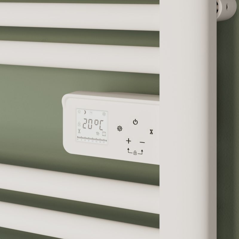 Grzejnik elektryczny GoodHome Melton 96 x 54 cm 500 W biały