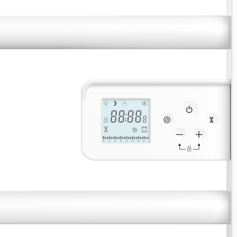 Grzejnik elektryczny GoodHome Melton 96 x 54 cm 500 W biały