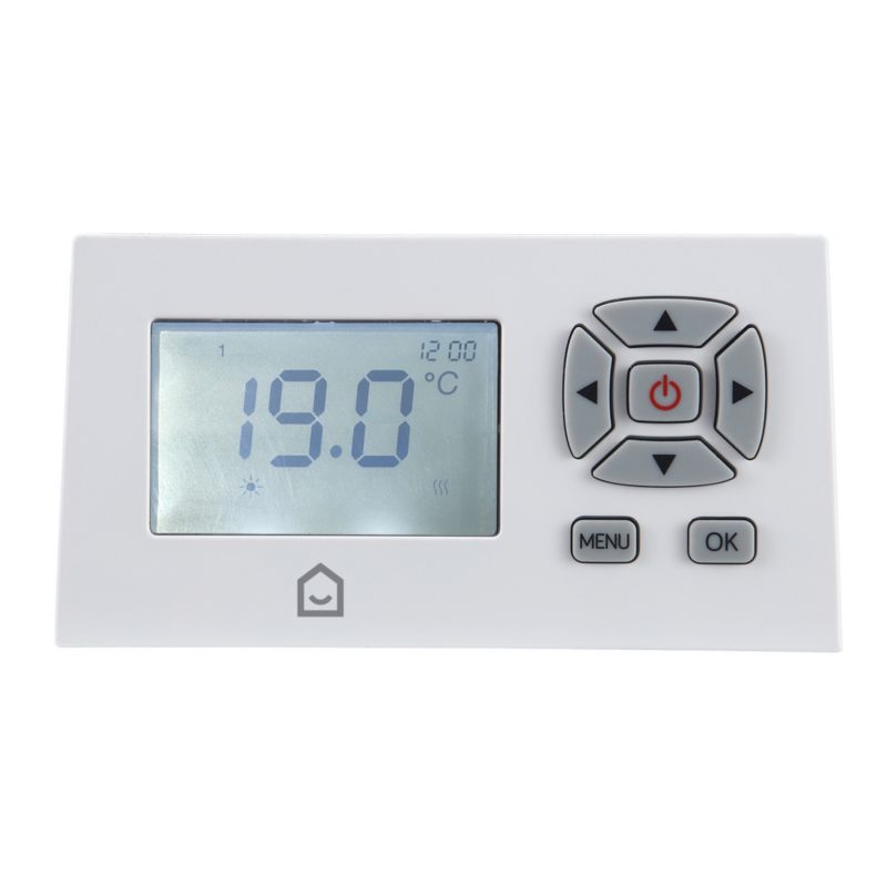 Grzejnik elektryczny GoodHome Saris 1500 W biały