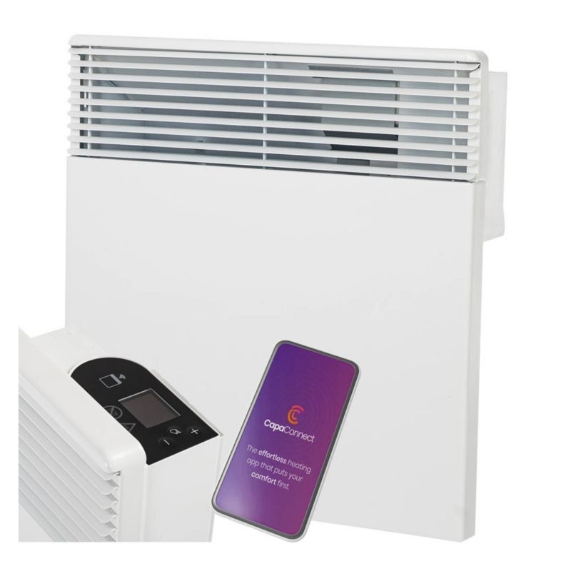 Grzejnik elektryczny Intuis 1000W konwektorowy Wi-Fi IP24 biały Tactic 1 szt.