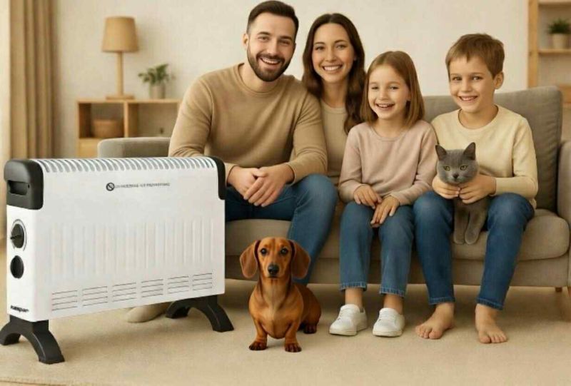 Grzejnik elektryczny Kaspar konwektorowy energooszczędny termostat 2000w 1 szt