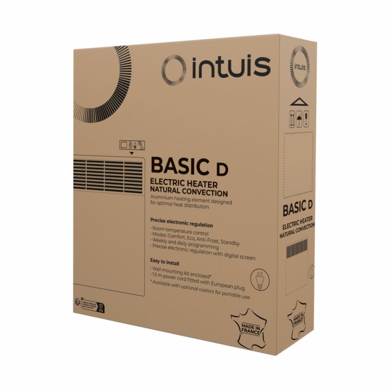 Grzejnik elektryczny konwektorowy Intuis 2500W IP24 BASIC D 1 szt.