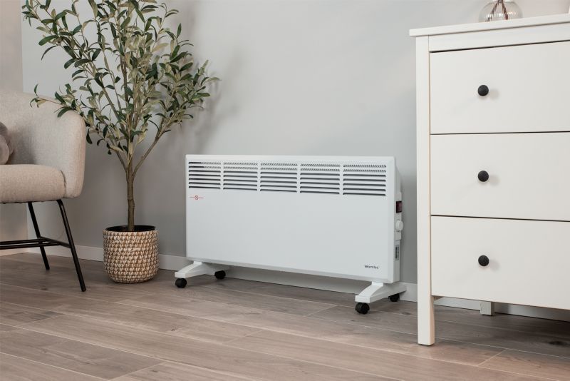 Grzejnik elektryczny konwektorowy Warmtec 2500W 25m2 biały EWN 1szt.