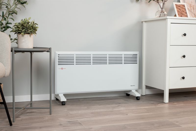 Grzejnik elektryczny konwektorowy Warmtec 2500W 25m2 biały EWN 1szt.