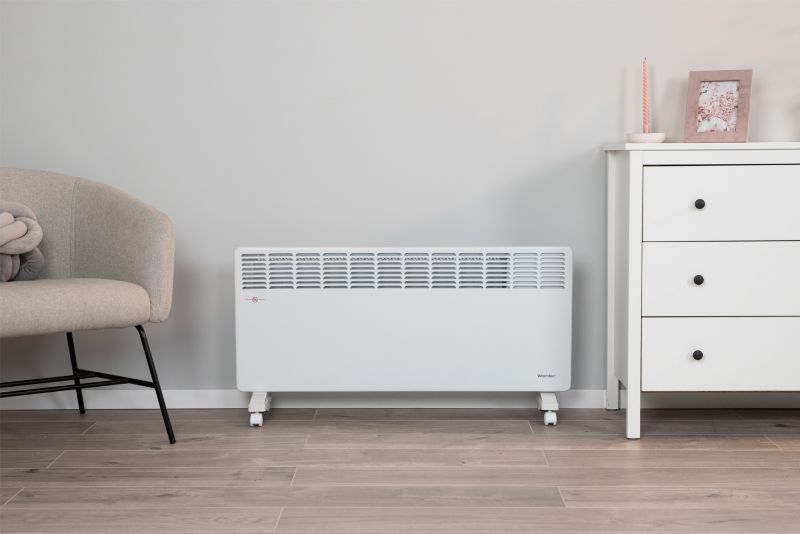 Grzejnik elektryczny konwektorowy Warmtec 2500W WiFi IP24 EWE+