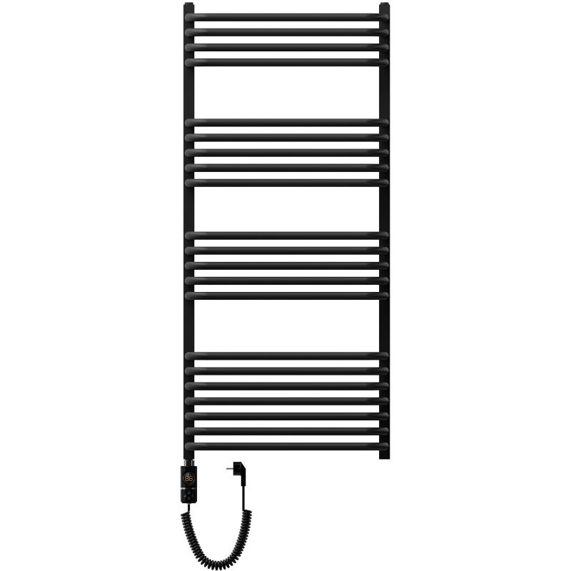 Grzejnik elektryczny Mexen Apollo czarny 1210x550 mm 1 szt.