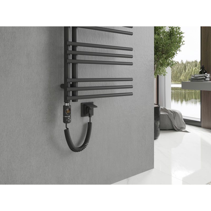 Grzejnik elektryczny Mexen Neptun antracytowy 1600x500 mm 1 szt.
