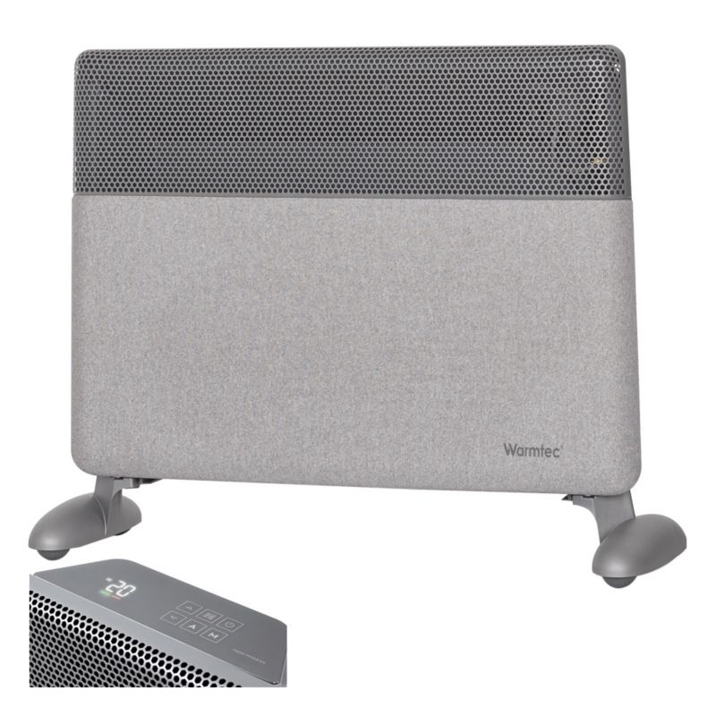 Grzejnik elektryczny Warmtec 1500W inwerterowy energooszczędny WiFi IP24 EGI-15S 1 szt.