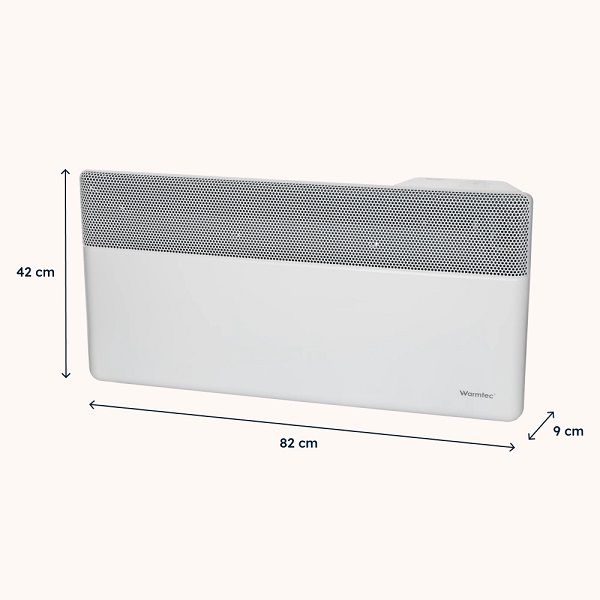 Grzejnik elektryczny Warmtec 2000W inwerterowy energooszczędny WiFi IP24 EGI-20B 1 szt.