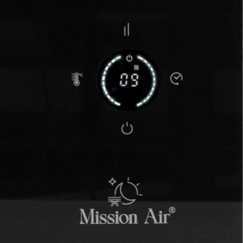 Grzejnik konwektorowy NEAPOL 1200W WiFi Mission Air Czarny 1szt