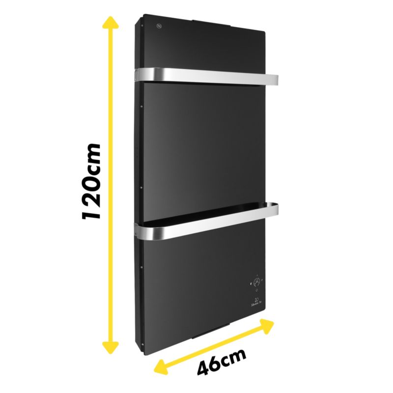 Grzejnik konwektorowy NEAPOL 1200W WiFi Mission Air Czarny 1szt