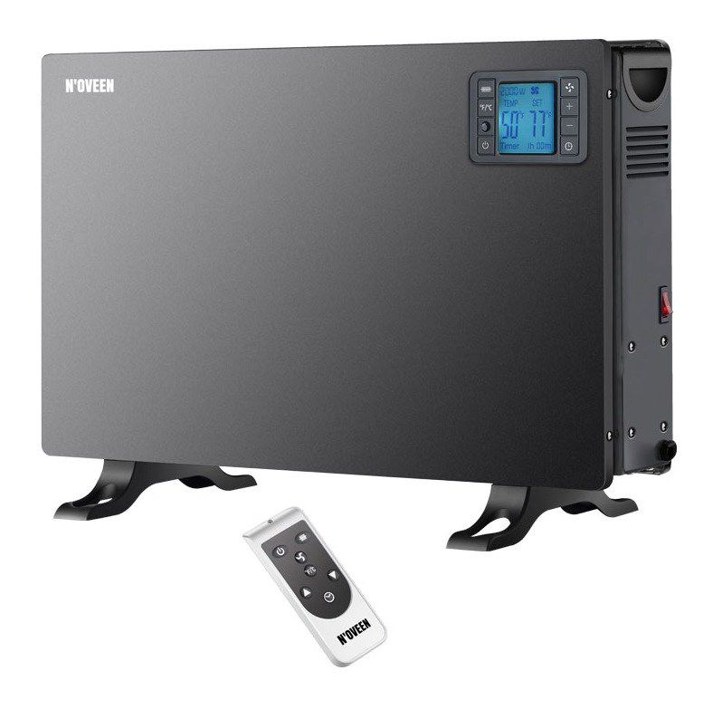 Grzejnik Konwektorowy Noveen CH7100 LCD Smart Black 2000 W czarny 60x21x37,5 cm 1 szt.