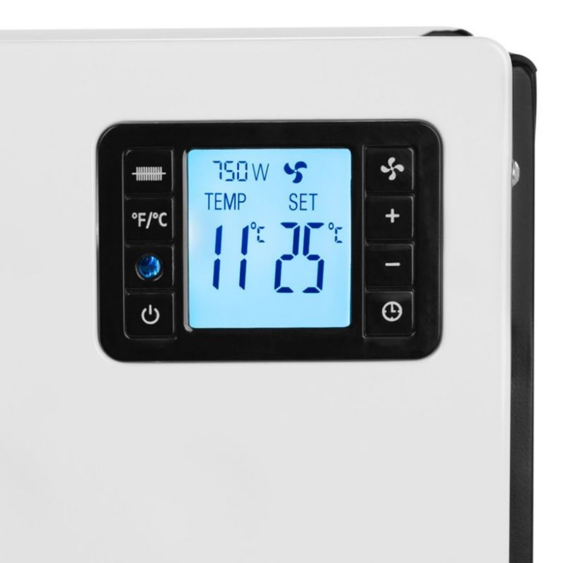 Grzejnik konwektorowy Noveen CH8000 LCD Smart White 2000 W biały 60x21x37,5 cm 1 szt.