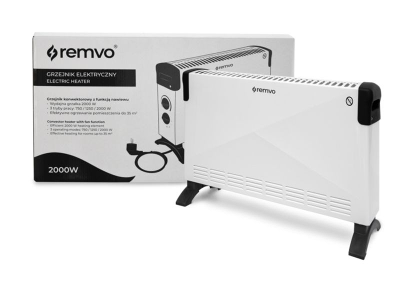 Grzejnik konwektorowy Remvo RMCH 2000W energooszczędny 1 szt.