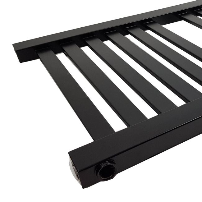 Zerbino A Ventaglio Nicoman In PVC Nero - 75x44 Cm, Raschiascarpe Resistente Per Esterno E Interno - 2
