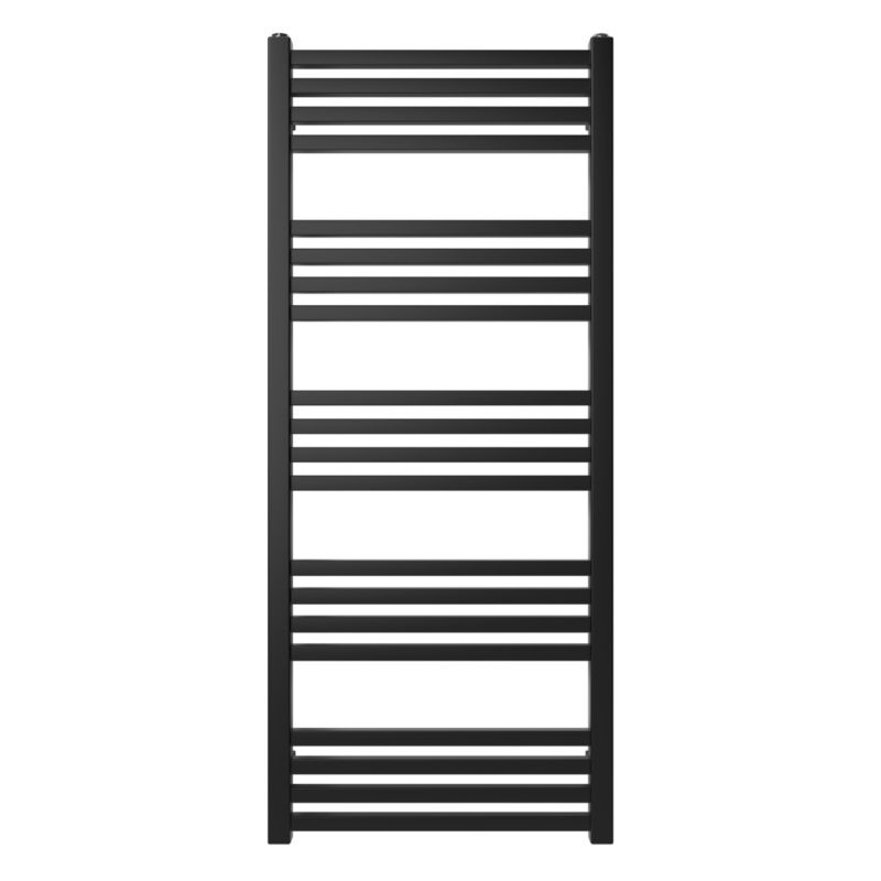 Grzejnik łazienkowy GoodHome Duala 105 x 45 cm czarny