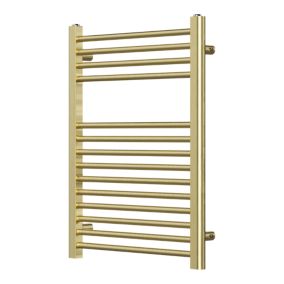 Grzejnik łązienkowy GoodHome Flat 70 x 55 cm złoty