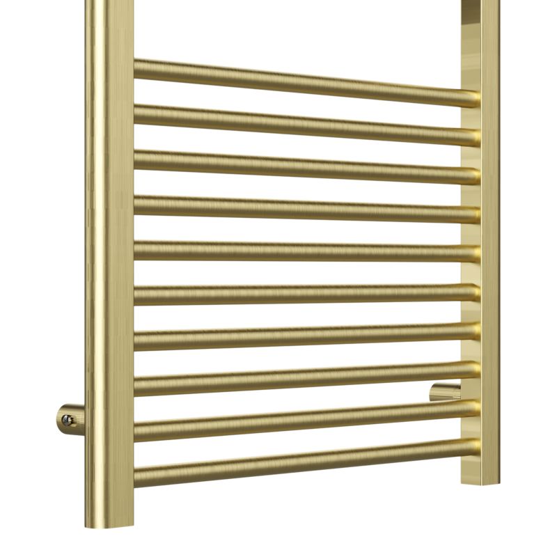 Grzejnik łazienkowy GoodHome Flat 70 x 55 cm złoty