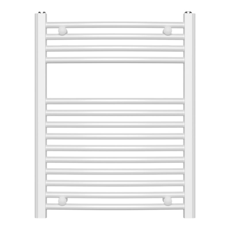 Grzejnik łazienkowy GoodHome profilowany 70 x 55 cm biały