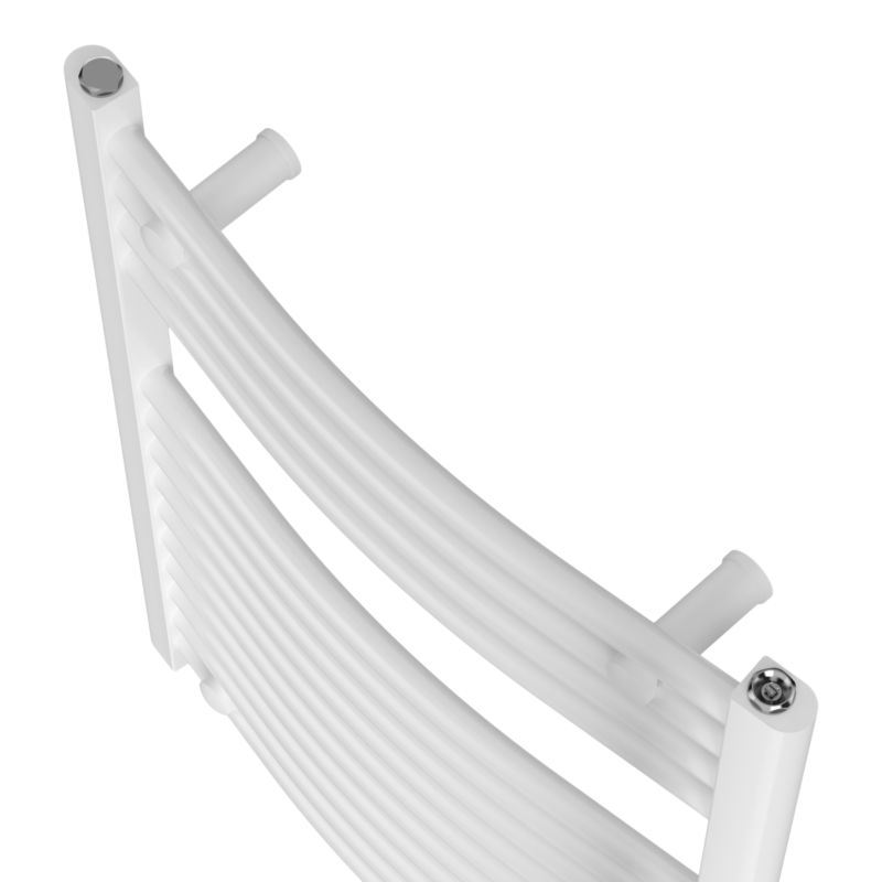 Grzejnik łazienkowy GoodHome profilowany 70 x 55 cm biały