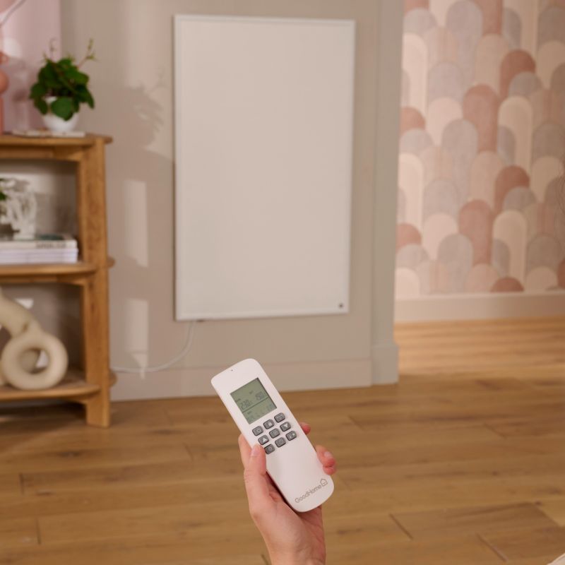 Grzejnik na podczerwień GoodHome 600W biały