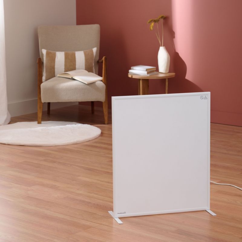 Grzejnik na podczerwień GoodHome przenośny 300 W biały