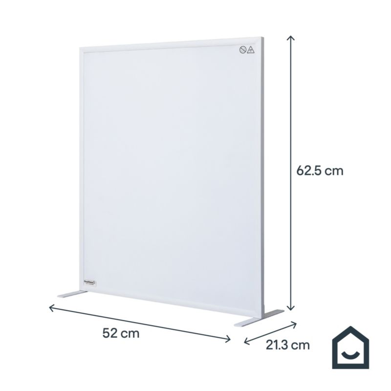 Grzejnik na podczerwień GoodHome przenośny 300 W biały