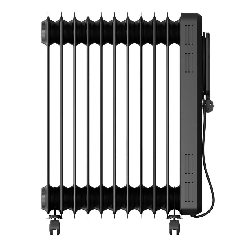 Grzejnik olejowy Black+Decker 2500W 3 poziomy grzania LED 11 elementów czarny 1 szt.