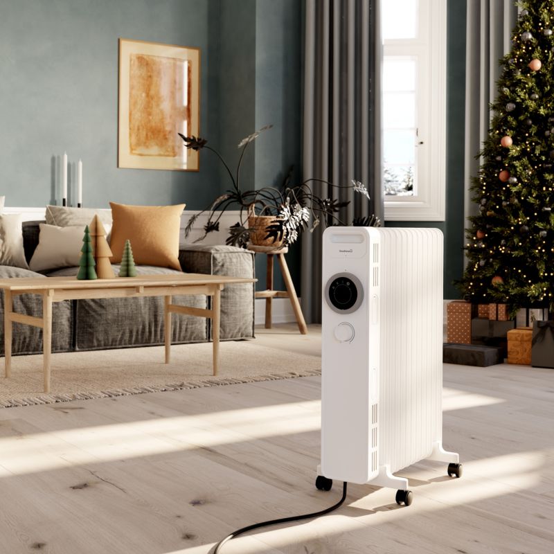 Grzejnik olejowy GoodHome 2500W biały