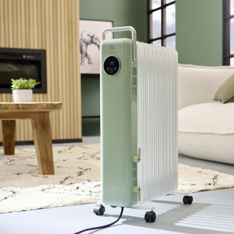 Grzejnik olejowy GoodHome Matouba 2500 W zielony