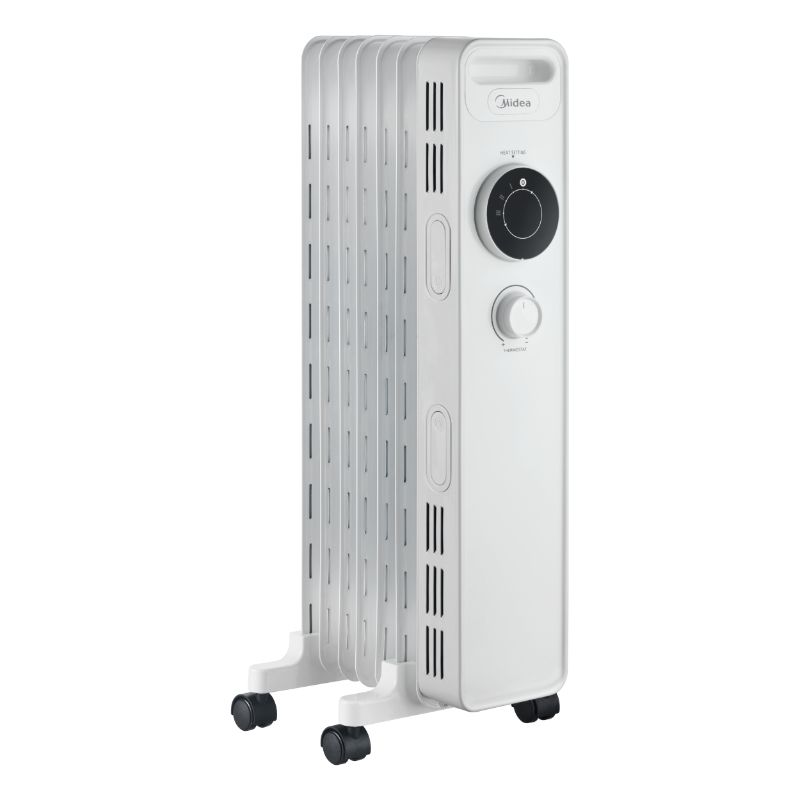Grzejnik olejowy, Midea, 1500W NY1507-22M, biały, 1szt