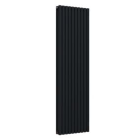 Grzejnik pionowy AURON Duraterm 180x45 czarny matowy z 1 szt.