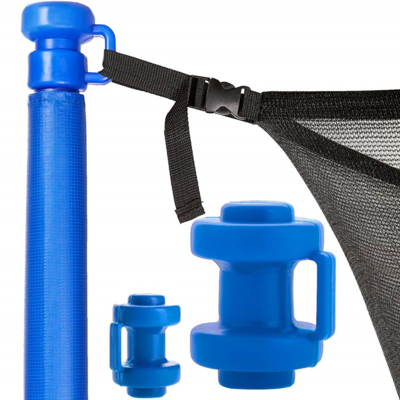 Grzybki do trampoliny Springos na słupki do mocowania niebieskie 6 szt.