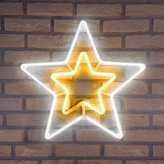 Gwiazda LED Bulinex SMD 60 x 60 cm barwa ciepła/zimna biała