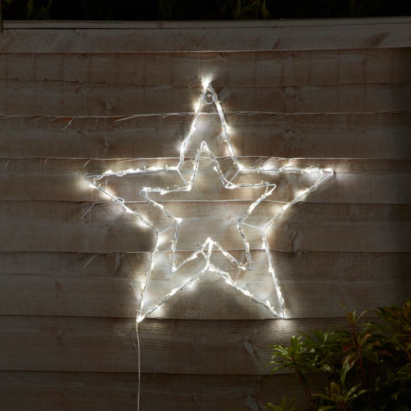 Gwiazda LED zewnętrzna 48 x 45 cm