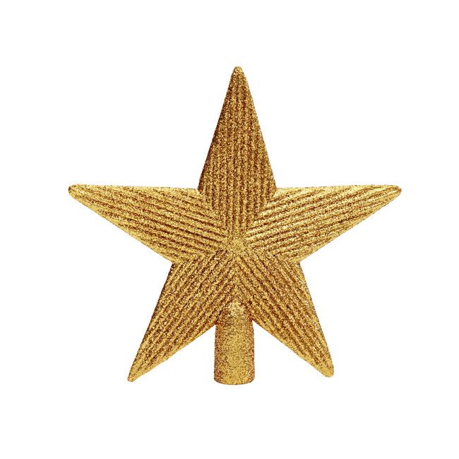 Gwiazda z brokatem MAG duża złota