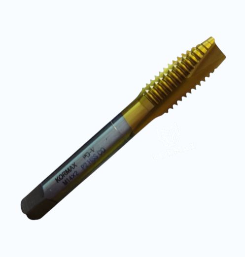 Gwintownik maszynowy prosty Kormax  M14 HSS CO TiN (GMPM14) - 1szt.