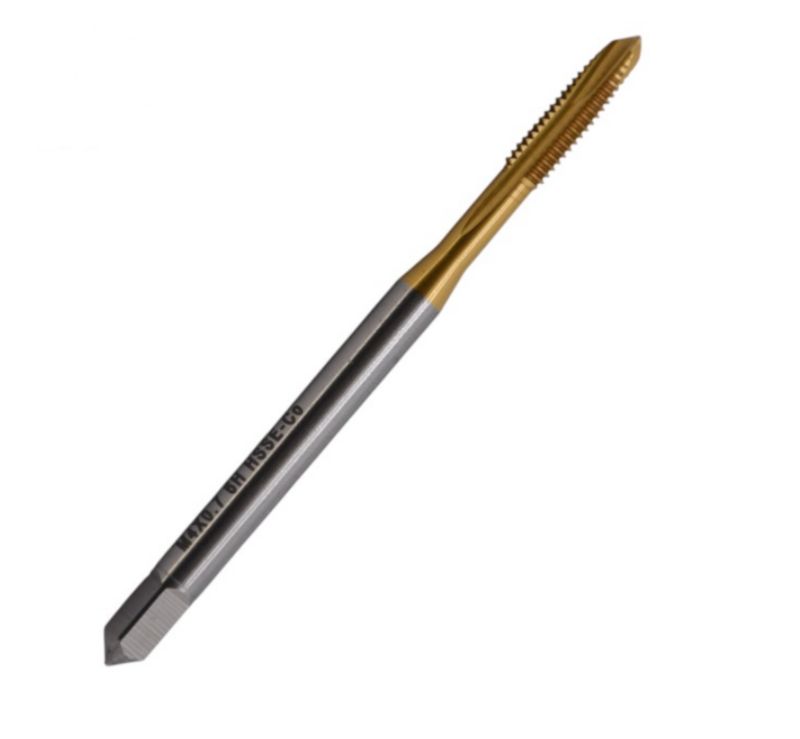 Gwintownik maszynowy prosty Kormax M4 HSSE-Co TiN DIN371 6H  (SA612004TIN) - 1szt.