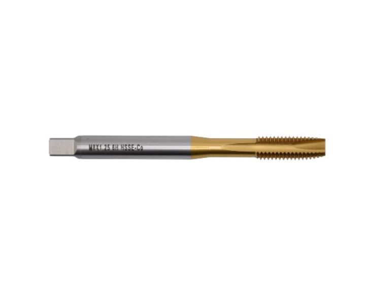 Gwintownik maszynowy prosty Kormax M6 HSSE-Co TiN DIN371 6H (SA612006TIN) - 1 szt.