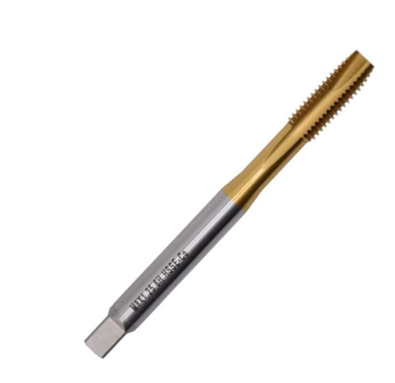 Gwintownik maszynowy prosty Kormax M8 HSSE-Co TiN DIN371 6H (SA612007TIN) - 1 szt.